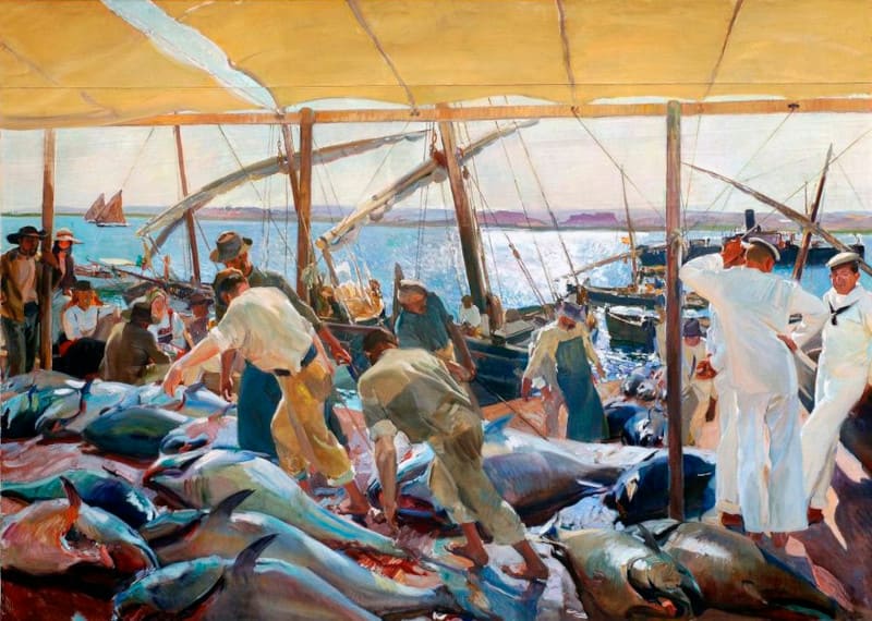 La pesca del atún, por Joaquín Sorolla