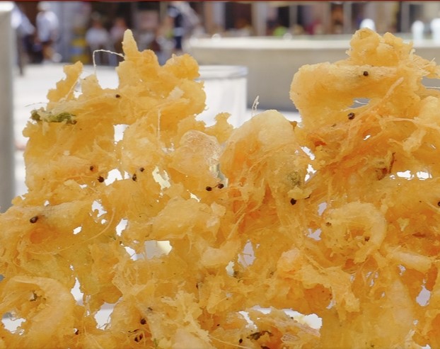 Imagen de tortilla de camarones de Casa Balbino