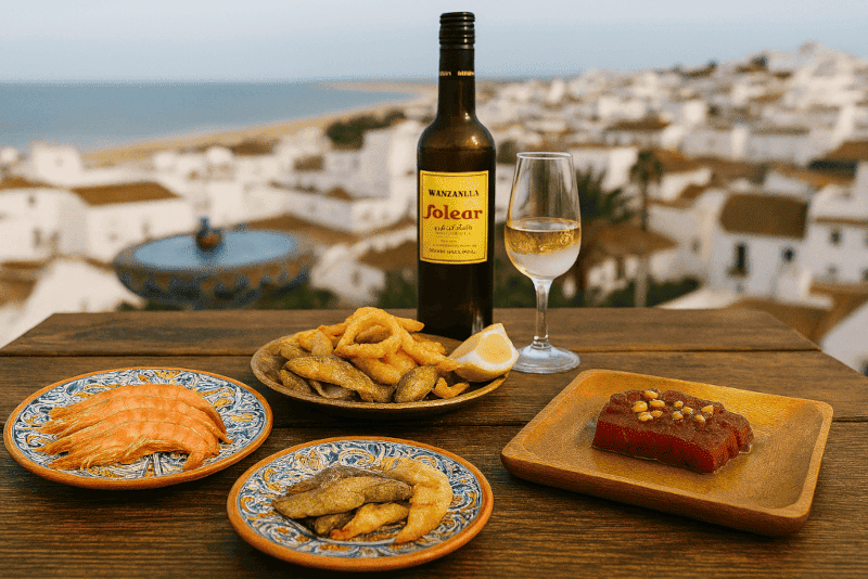 Imagen representativa de la gastronomía gaditana